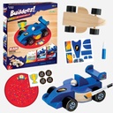 FABER-CASTELL Creativity For Kids Buildeez! Easy Wooden Model Set Blaze Race Car
