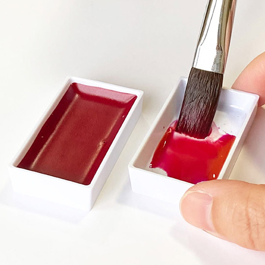 KURETAKE Gansai Tambi Japanese Watercolor Pan Granulating Set 2 x 5