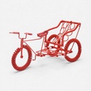 OVJ Aluminium Wire 1mm x 10m Red