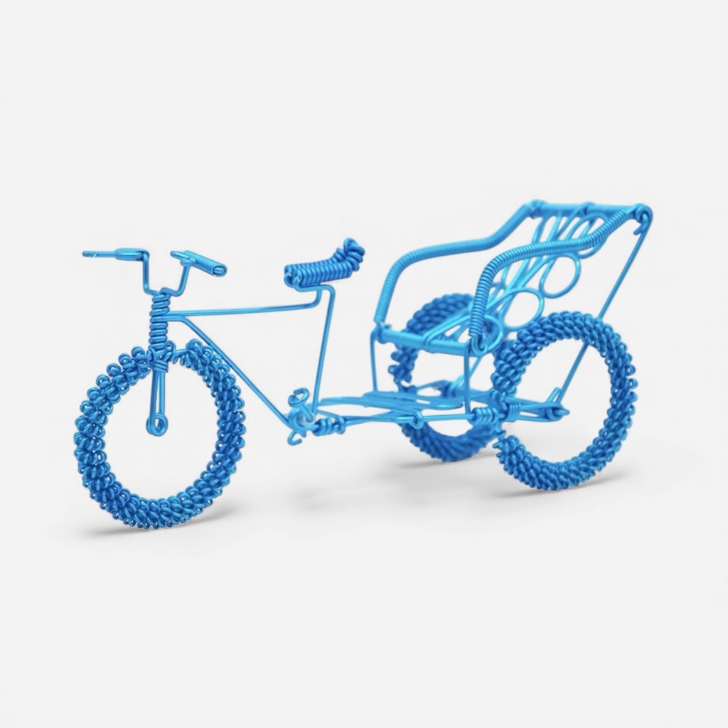 OVJ Aluminium Wire 2mm x 4m Blue