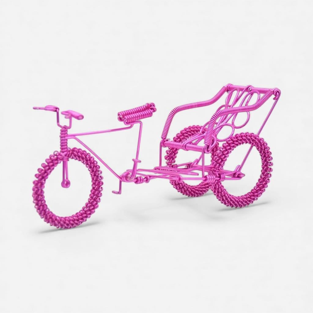 OVJ Aluminium Wire 2mm x 4m Pink