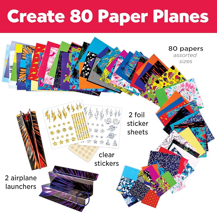 FABER-CASTELL Creativity For Kids Stunt Squadron Paper Planes