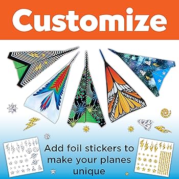 FABER-CASTELL Creativity For Kids Stunt Squadron Paper Planes