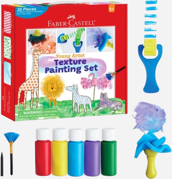 FABER-CASTELL Young Artist Texture Painting Set