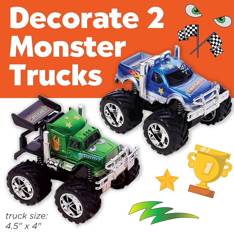 FABER-CASTELL Creativity For Kids Monster Trucks