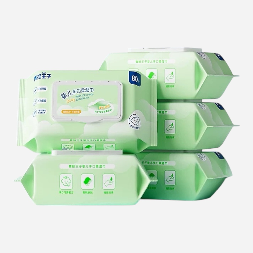 OVJ Frog Prince Baby Wipes For Hands & Mouth x 80