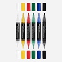FABER-CASTELL Shake & Paint Acrylic Marker Set x 6