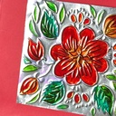 OVJ Silver Embossing Foil 20cm x 30cm x 10