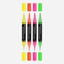 FABER-CASTELL Shake & Paint Acrylic Marker Neon Set x 6