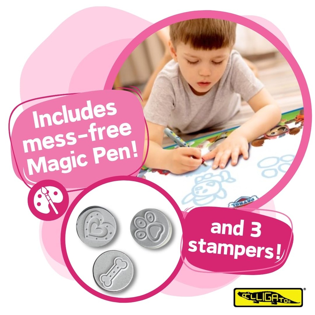 ALLIGATOR Aqua Magic Stamper Set - Nickelodeon Paw Petrol