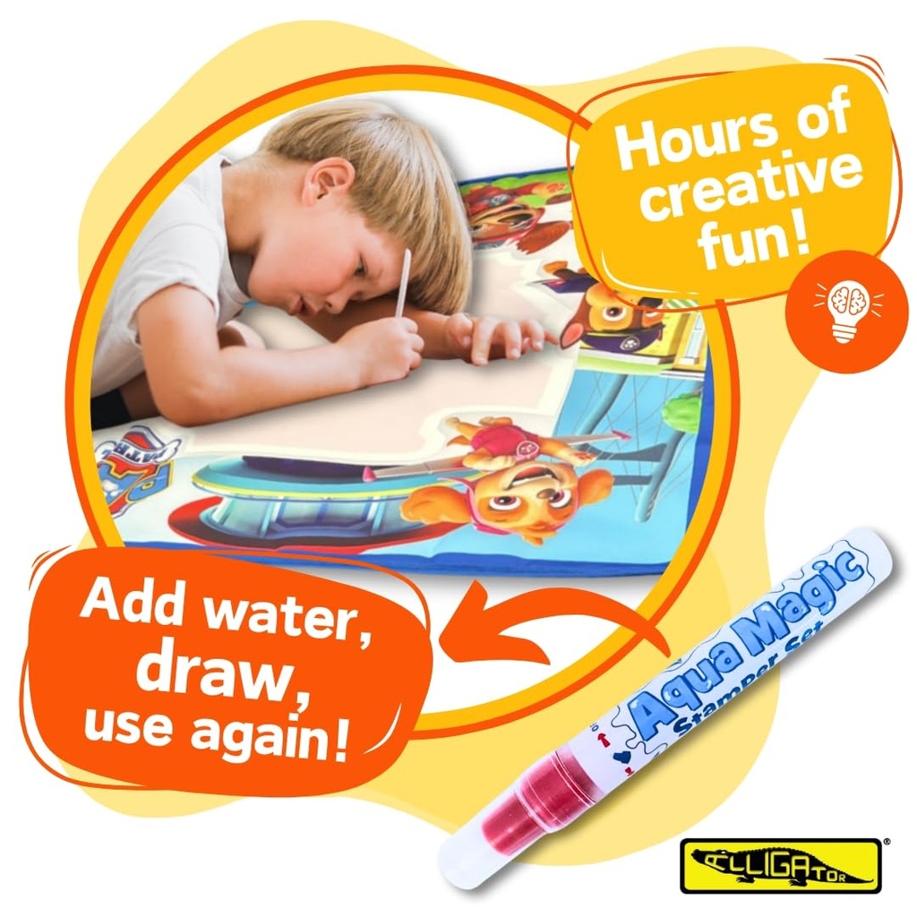 ALLIGATOR Aqua Magic Stamper Set - Nickelodeon Paw Petrol