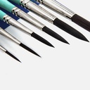 TINTORETTO Aquamarina Plum Taklon Round Brush 6 By Felice Feltracco