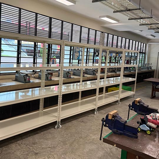 OVJ Boltless Shelf Caster Wheel Set x 4 (Shelves Not Included; Installation Included)