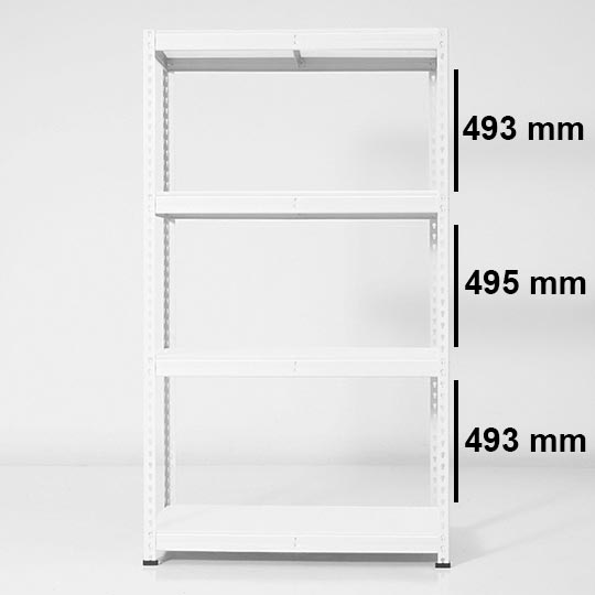 OVJ 4-Level Boltless Shelf - (L)90cm X (D)45cm X (H)184cm