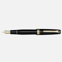 SAILOR Professional Gear Black Gold Trim Fountain Pen 21K Gold Medium Fine