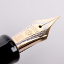 SAILOR Professional Gear Black Gold Trim Fountain Pen 21K Gold Medium Fine