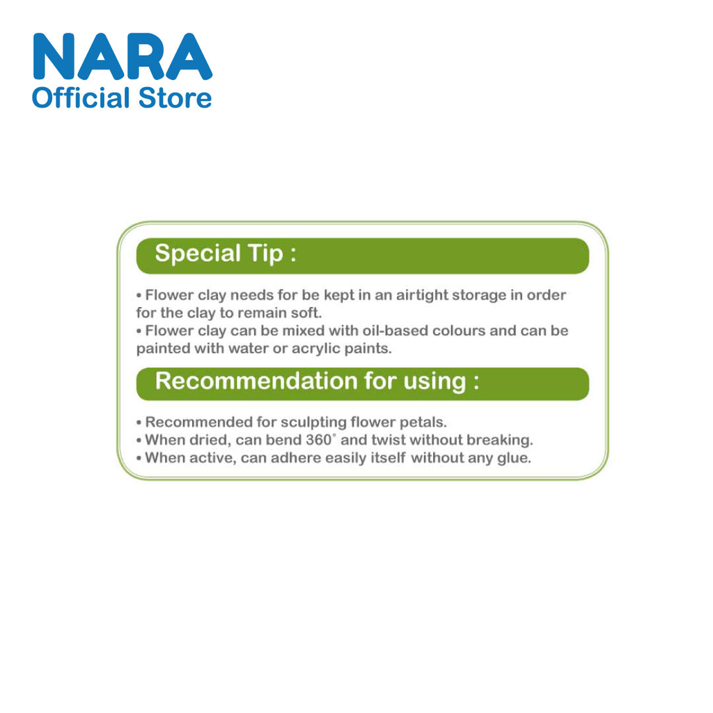 NARA Air Dry Clay Flexible 250g White