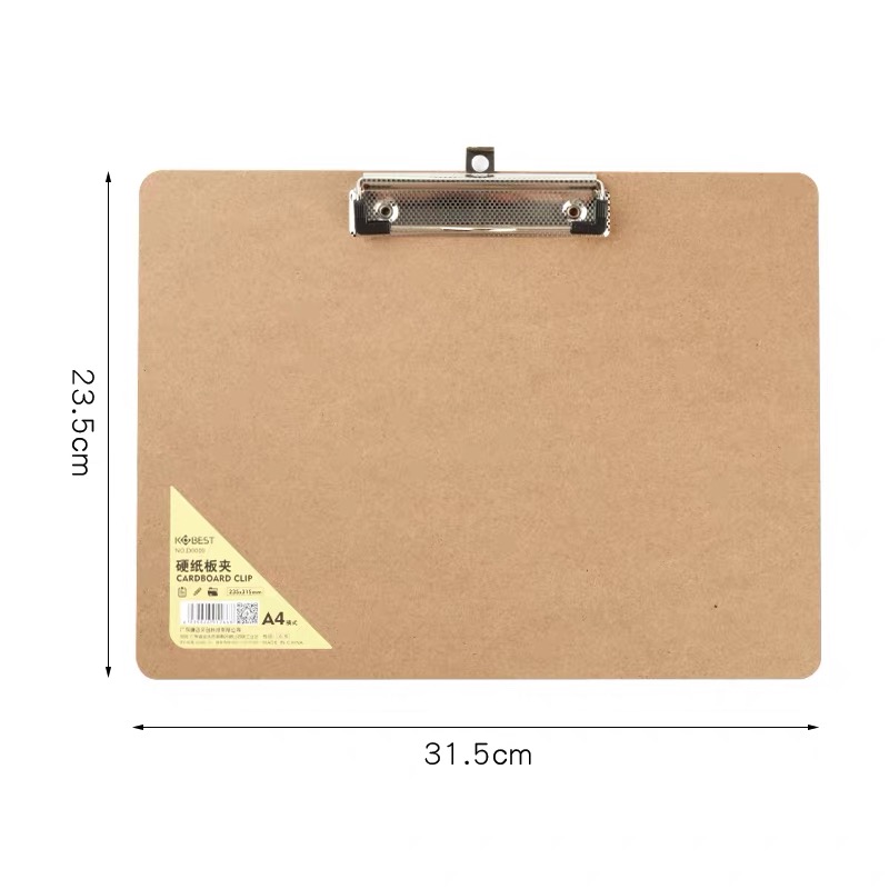 OVJ MDF Clip Board Landscape A4