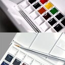 SHINHAN Professional Watercolor 1/2 Pan Empty Palette (For 12 1/2 Pans)
