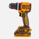 INGCO Compact Brushless Cordless Impact Drill Set
