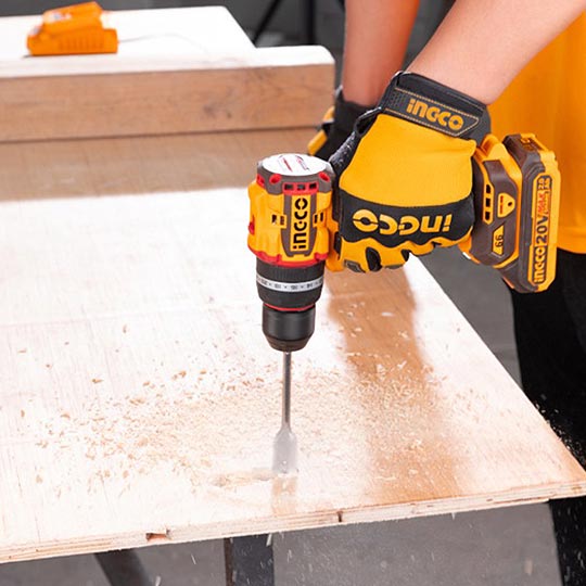 INGCO Compact Brushless Cordless Impact Drill Set