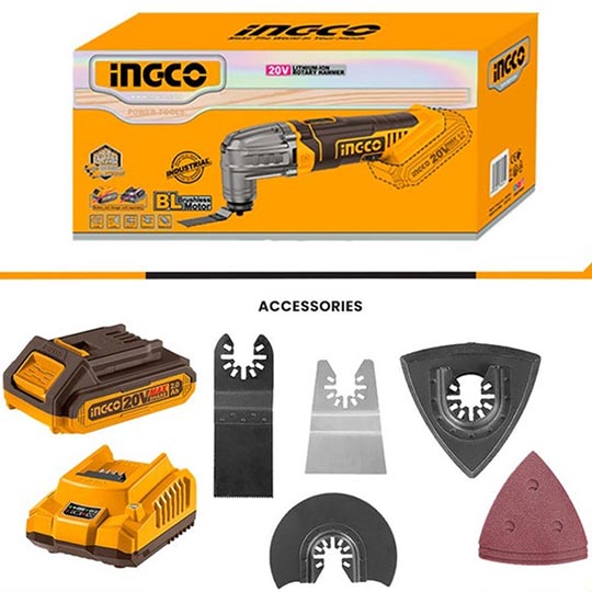 INGCO Cordless Multi Tool Set