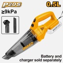 INGCO Cordless Vacuum Cleaner (Batteries & Charger Not Included)