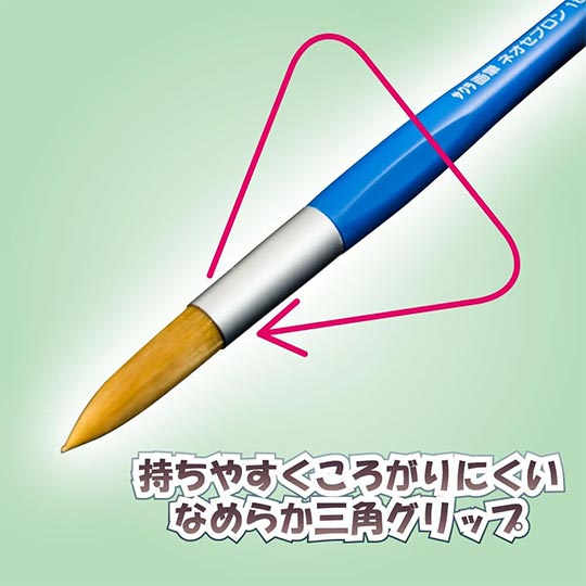 SAKURA Golden Taklon Round Brush 18