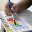 SAKURA Golden Taklon Round Brush 18