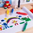 FABER-CASTELL Jumbo Washable Squeeze Paint Brush Set x 6