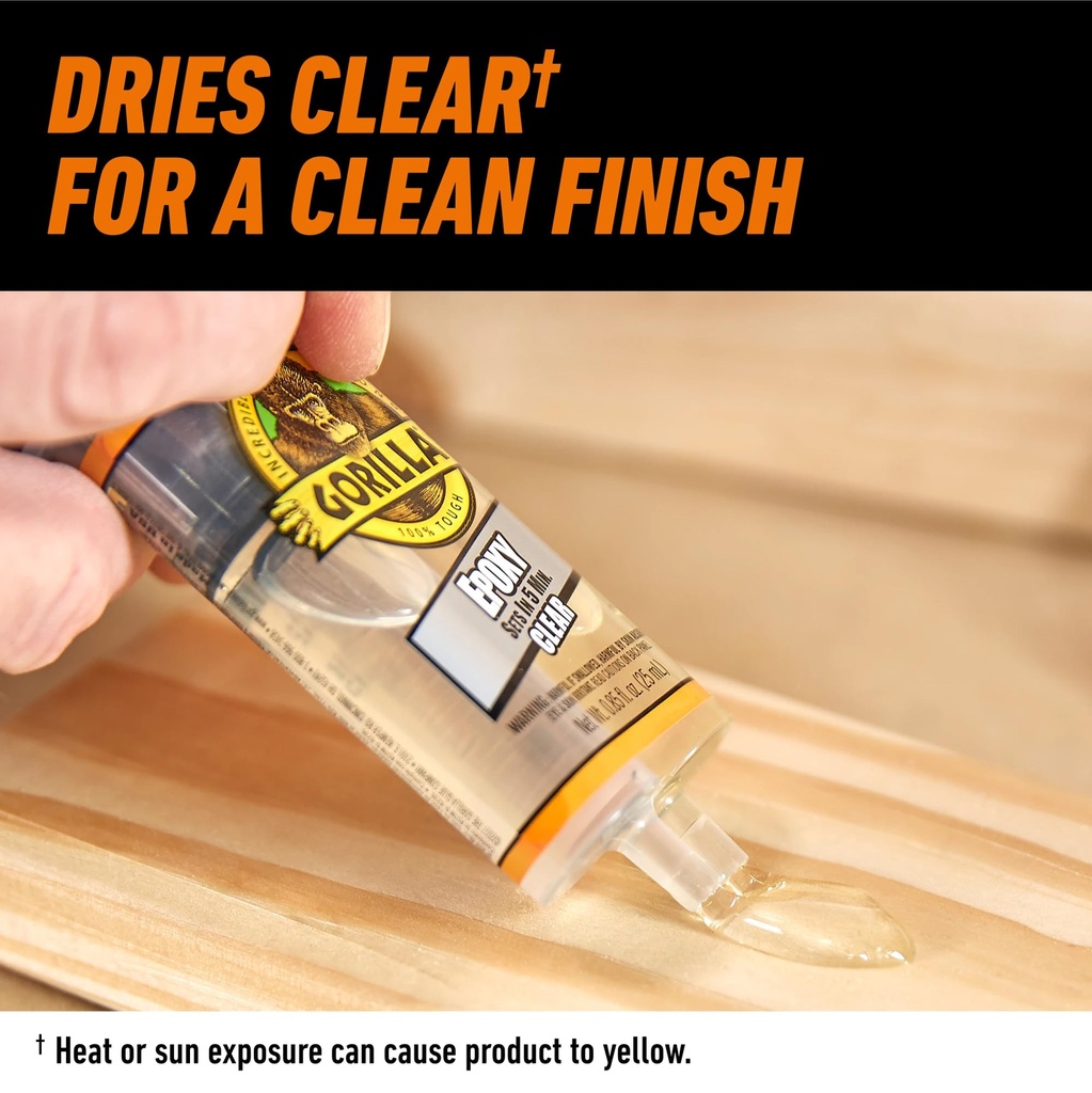 GORILLA 5 Minutes Epoxy Clear Glue 25ml