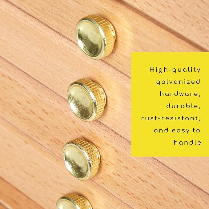 MEEDEN Beechwood Storage Box 10-Drawer