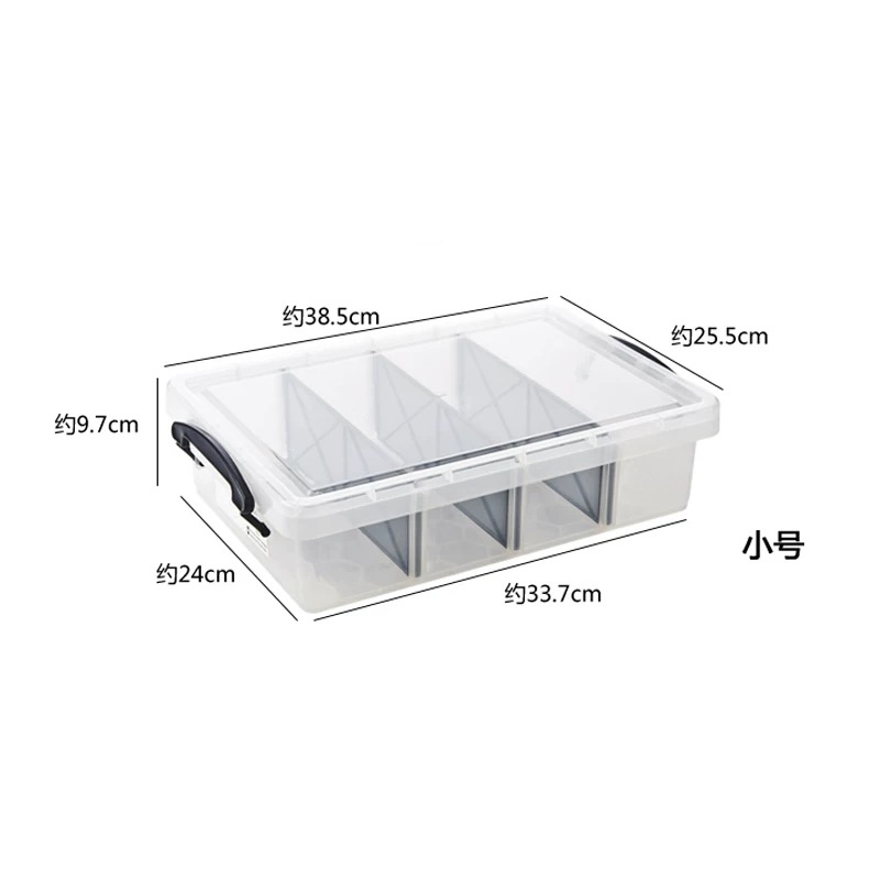 OVJ 4-Section Plastic Storage Box