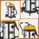 INGCO Wet & Dry Vacuum Cleaner With Twin Motor 75 Litres 2400W