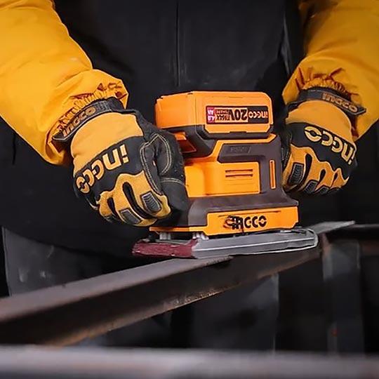 INGCO Cordless Finishing Sander (Battery & Charger Not Included)