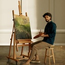 MEEDEN Beechwood Deluxe H-Frame Studio Easel