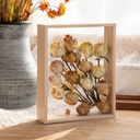 OVJ Wooden Shadow Box Frame 6cm x 15cm x 20cm Walnut