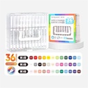 LANGUO Acrylic Brush Marker Acrylic Box Set x 36
