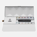 SCHMINCKE Horadam Watercolor 1/2 Pan Set x 12 (Water Tank & Travel Brush Included)