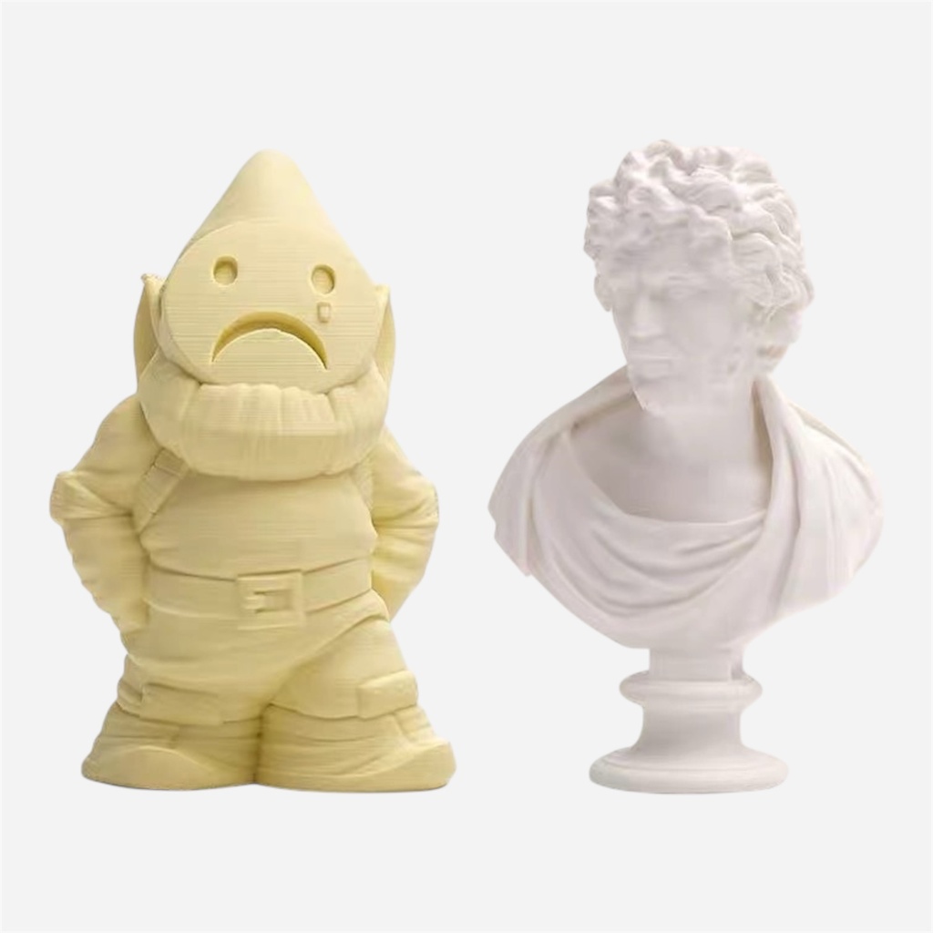 OVJ PLA Matte Filament With Spool 1.75mm 1000g Milky White