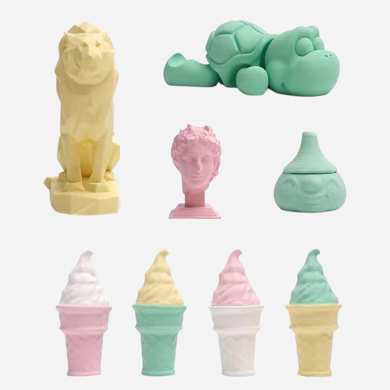 OVJ PLA Matte Filament With Spool 1.75mm 1000g Milky White