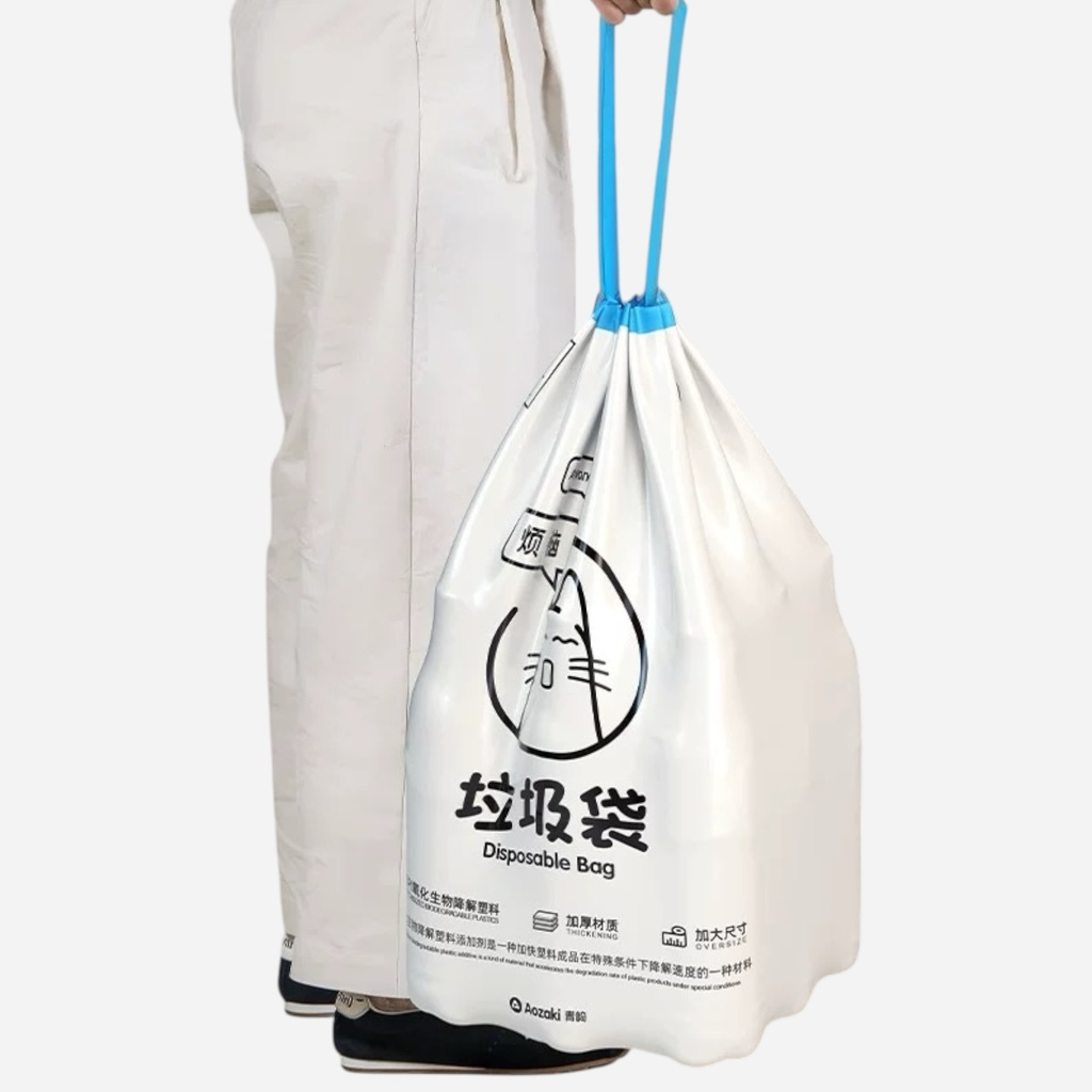 OVJ Biodegradable Plastic Garbage Bag 45cm x 55cm x 90
