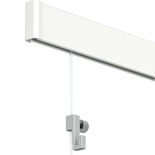OVJ ARTITEQ Wall Mounted Hanging Track 3m White