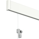 OVJ ARTITEQ Wall Mounted Hanging Track 3m White