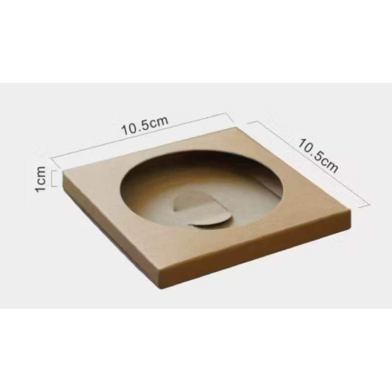 OVJ Kraft Paper Tile Coaster Gift Box 350gsm 1cm x 10.5cm x 10.5cm