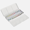 SCHMINCKE Akademie Watercolor 1/2 Pan Plastic Box Set x 18