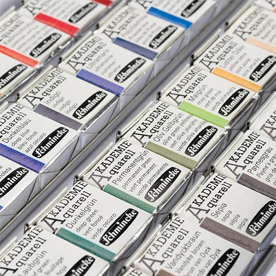 SCHMINCKE Akademie Watercolor 1/2 Pan Set x 40