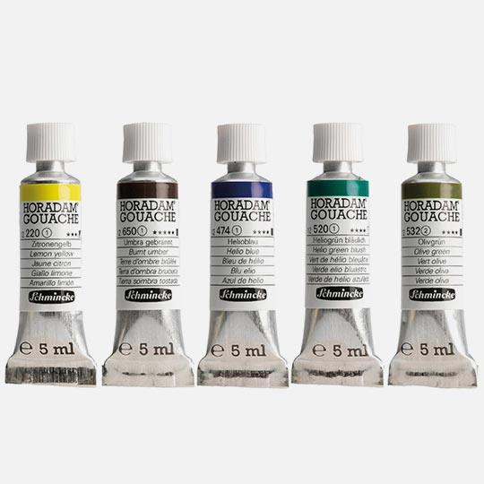 SCHMINCKE Horadam Gouache 5ml Magic Forest Set x 5
