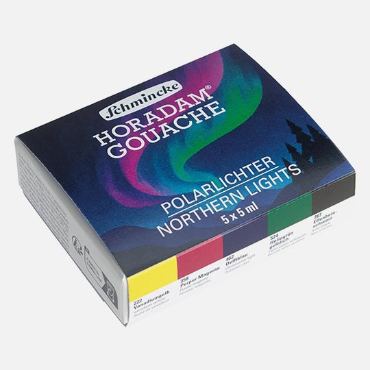 SCHMINCKE Horadam Gouache 5ml Northern Lights Set x 5