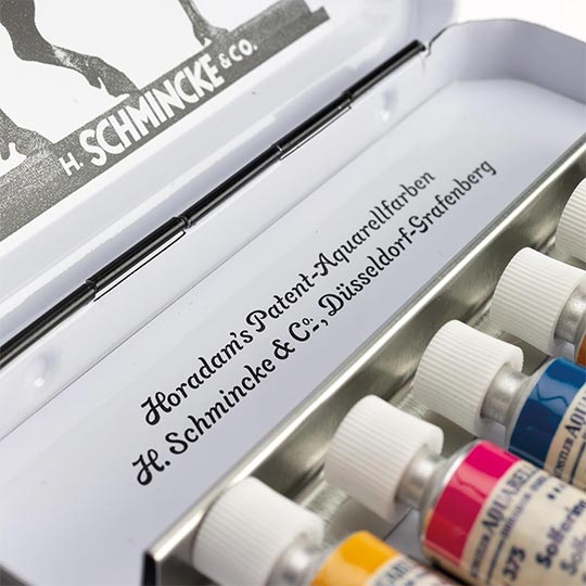 SCHMINCKE Horadam Retro Watercolor 5ml Jan Wellem Set x 6
